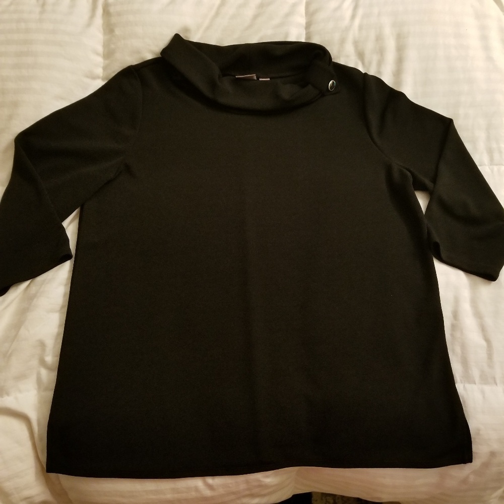 Chico's Easywear Cowl-Neck Tunic Sweater